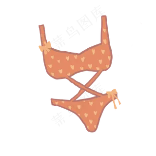 大暑小暑清凉消暑卡通风格矢量图