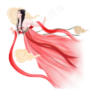 敦煌飞天仙女仙子,免抠元素