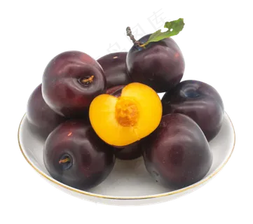紫色水果李子