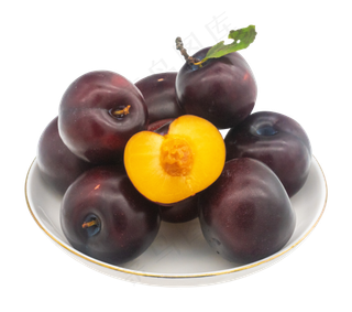 紫色水果李子
