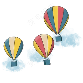 五四青年节热气球