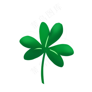 清新的叶子三叶草
