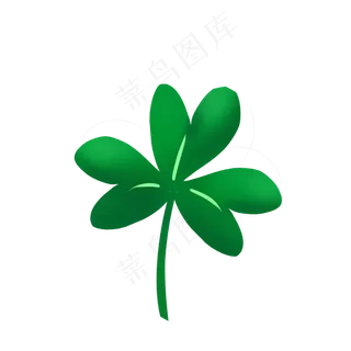 清新的叶子三叶草