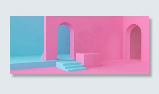 公主风可爱c4d场景 公主风可爱c4d场景
