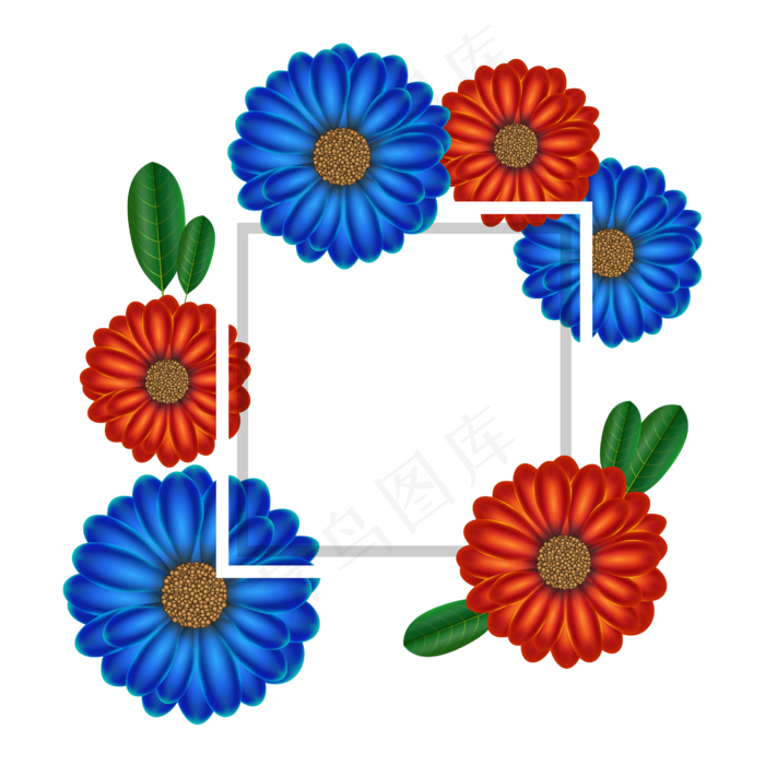 618电商夏天边框装饰素材