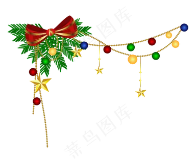 圣诞吊链挂饰,免抠元素