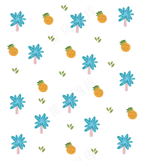 手绘种植树木底纹 手绘种植树木底纹