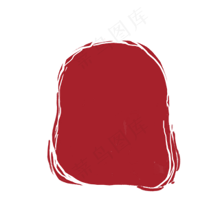 古典的不规则形状印章