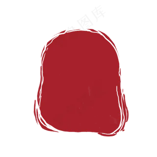 古典的不规则形状印章