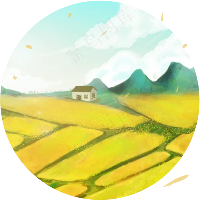 春天油菜花免费下载,免抠元素(2000X2000(DPI:72))psd模版下载