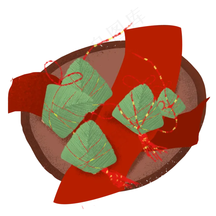 端午节传统美食粽子(2000X2000(DPI:300))psd模版下载