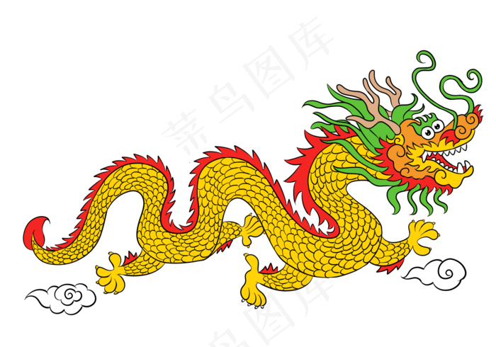 端午节手绘舞爪金龙PSD源文件