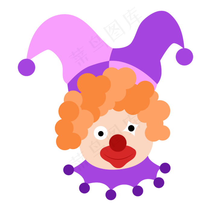 矢量卡通免扣小丑,免抠元素