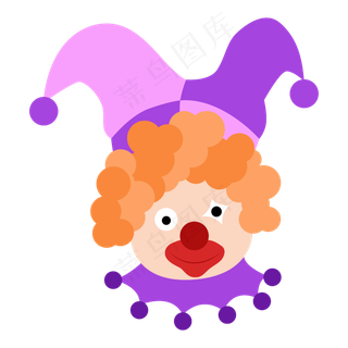 矢量卡通免扣小丑,免抠元素