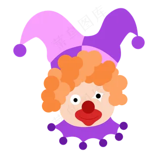 矢量卡通免扣小丑,免抠元素