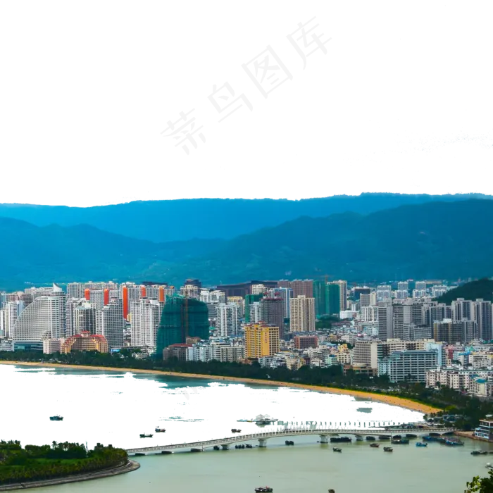 漂亮的城市山水免抠图(2000X2000(DPI:300))psd模版下载