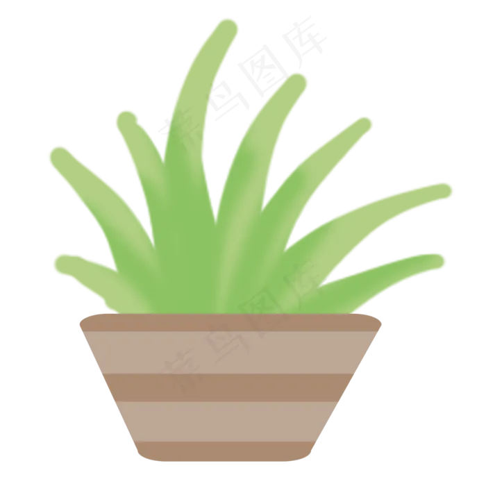 处暑清凉夏天夏季盛夏植物花盆绿(2000X2000(DPI:299))psd模版下载