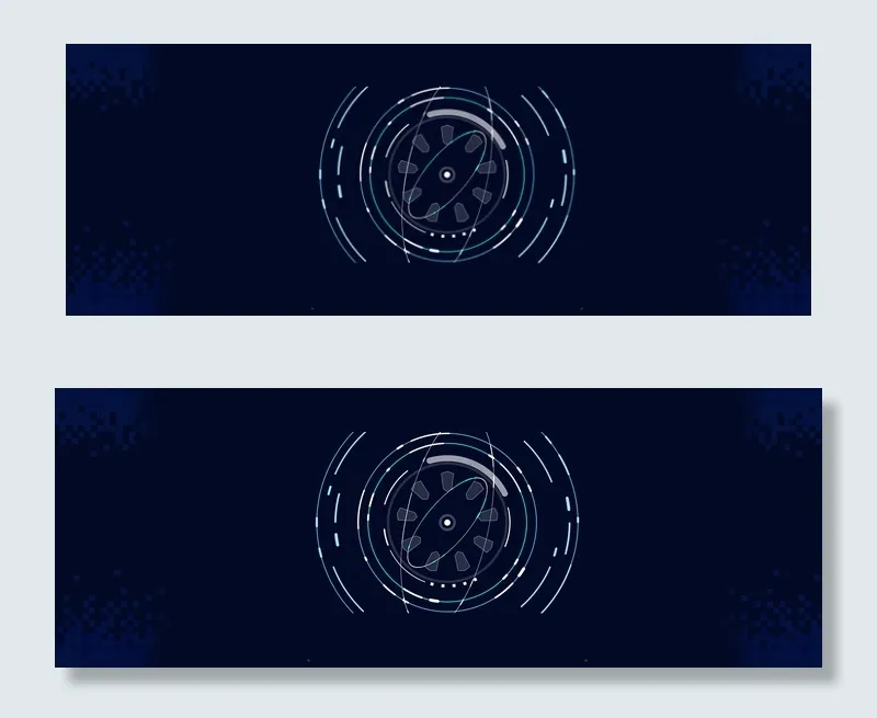 蓝色电子科技商务智能数码banner