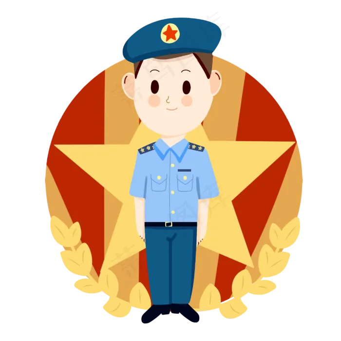 中国解放军(3000X3000(DPI:300))psd模版下载