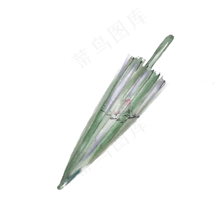 雨季折伞中国江南油纸伞PNG,免抠元素(2500X2500(DPI:300))psd模版下载