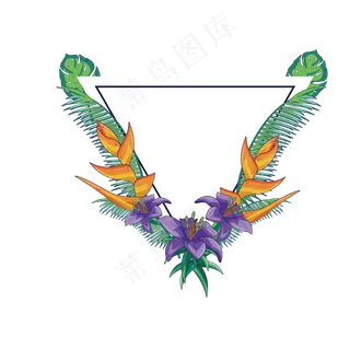 夏至装饰矢量免抠图