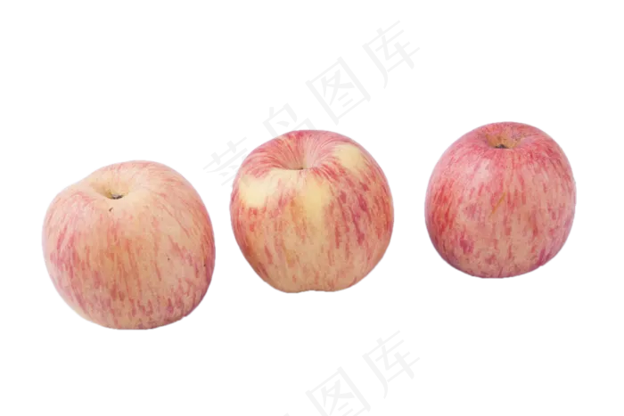 三个大红富士苹果(2000X1333(DPI:240))psd模版下载