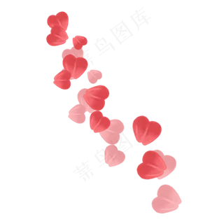 玫瑰花花瓣漂浮