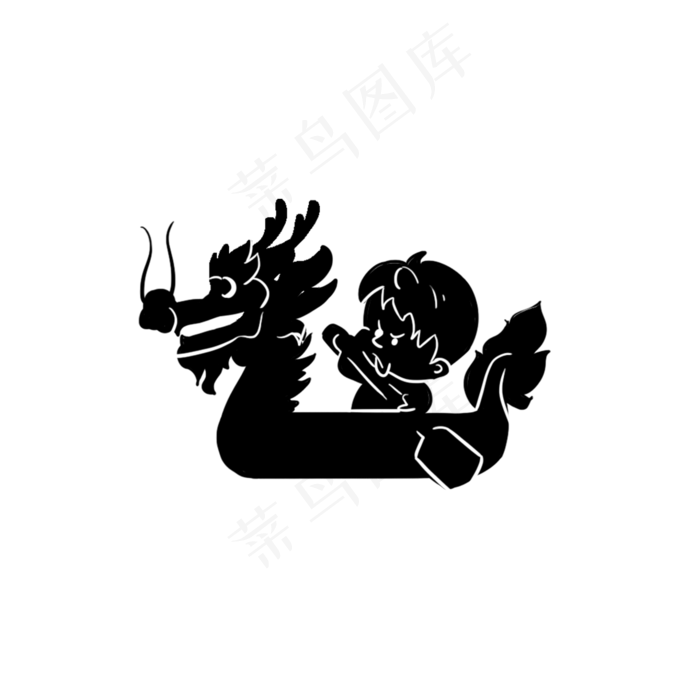 端午节龙舟PNG素材