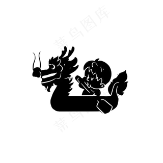 端午节龙舟PNG素材