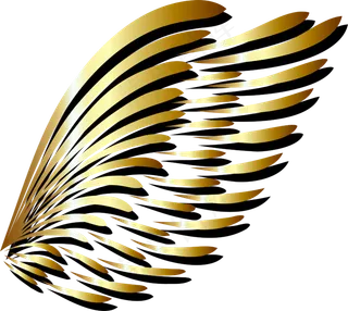 金色的翅膀,免抠元素