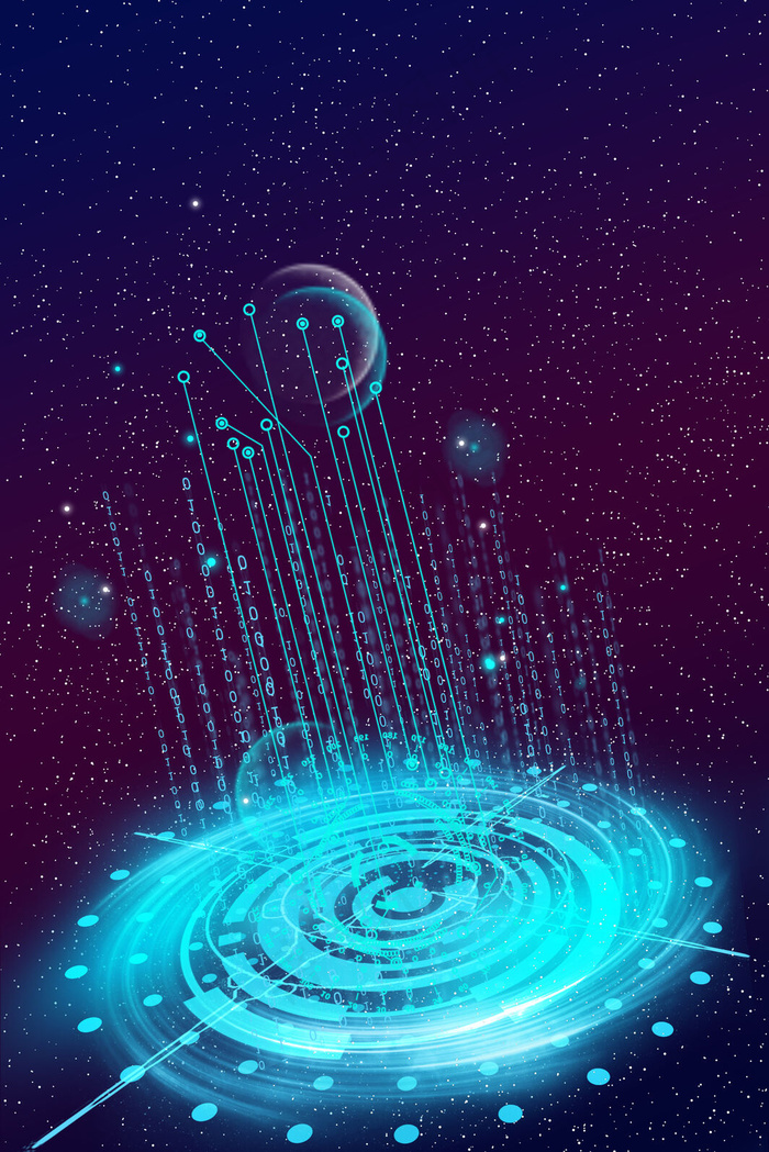 星空科技星星背景