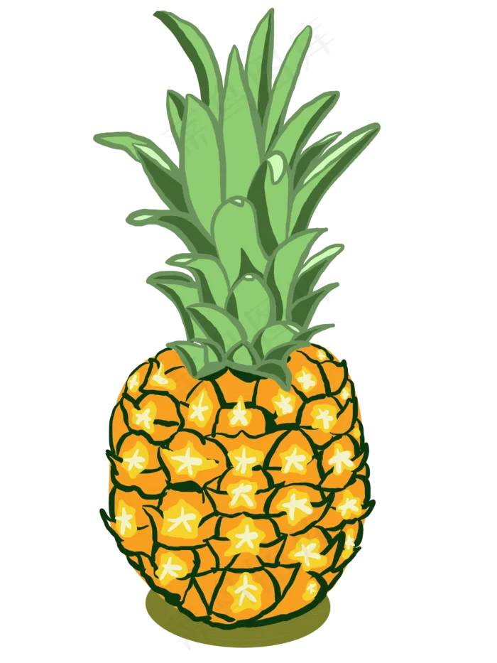 美味水果菠萝(3000X4000(DPI:300))psd模版下载