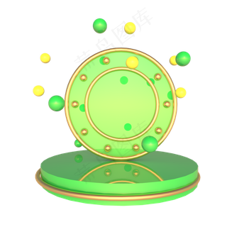 绿色端午节展台