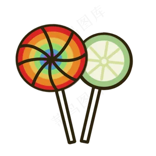 儿童节六一棒棒糖可爱卡通免抠素