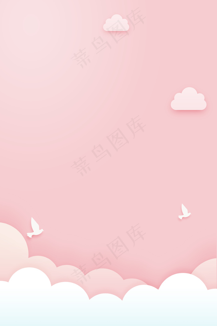 可爱系粉红色背景背景图片素材