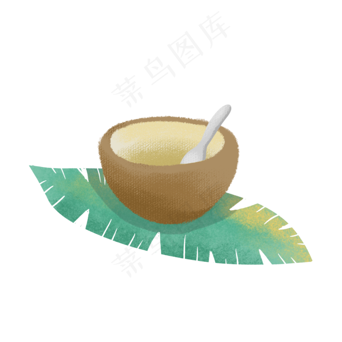 半个椰子壳(2000X2000(DPI:300))psd模版下载
