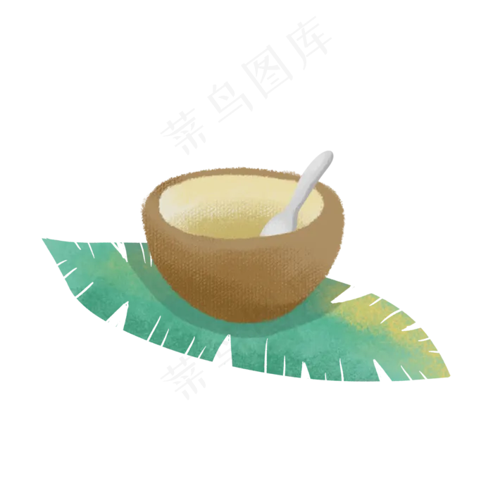 半个椰子壳(2000X2000(DPI:300))psd模版下载