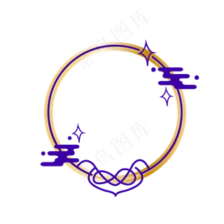 简约线条中国结祥云传统金色渐变,免抠元素