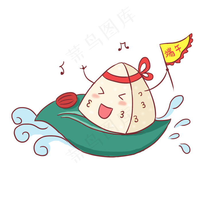 端午节包粽子赛龙舟