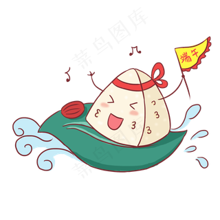 端午节包粽子赛龙舟