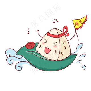 端午节包粽子赛龙舟