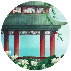 湖光楼宇重阁山水