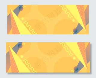 创意几何电商banner