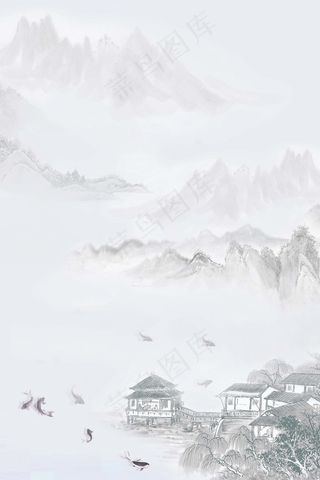 水墨风二十四节气立夏