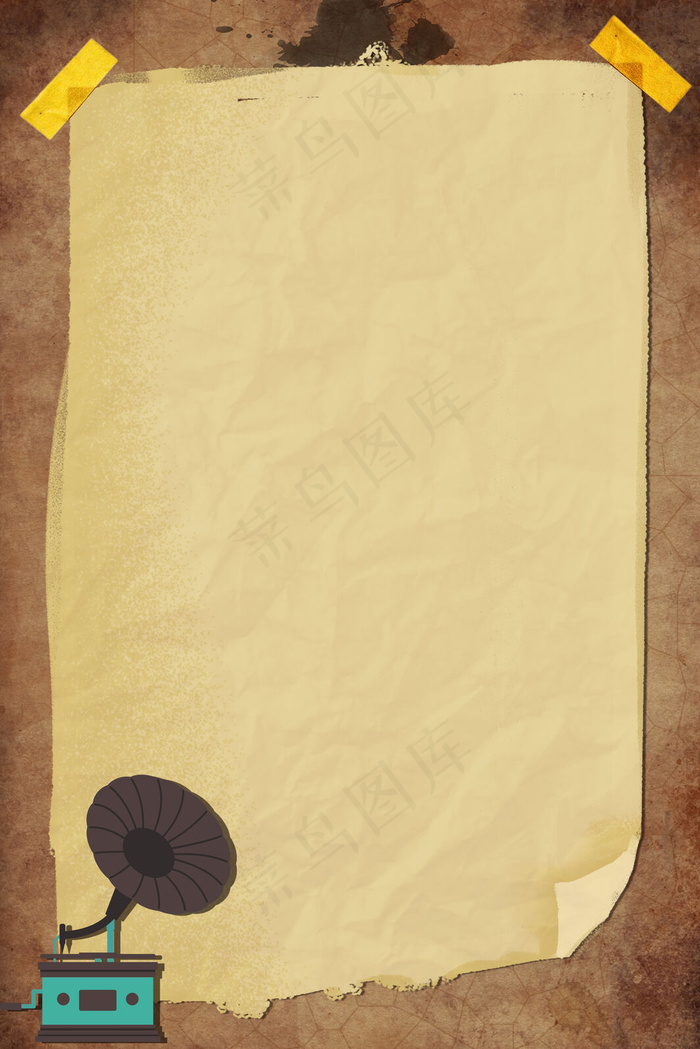 招聘复古背景素材