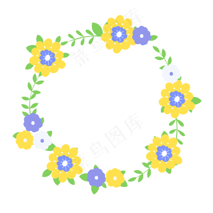 小清新花边花框矢量素材,免抠元素