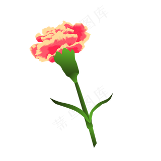 矢量免扣卡通花朵