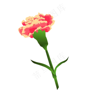 矢量免扣卡通花朵