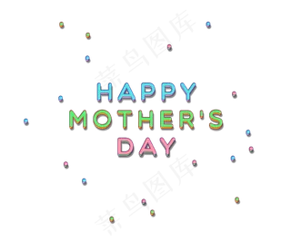 3600x3000母亲节快乐 Happy mother's Day