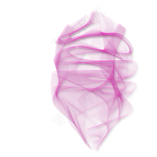 水彩紫色环绕泼墨